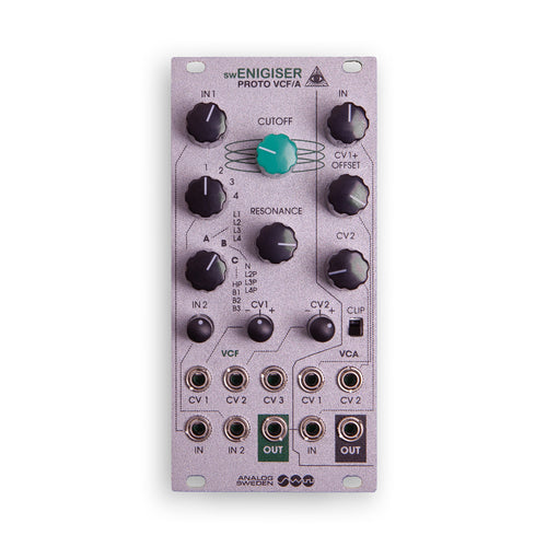 swEnigiser Proto VCF/A Eurorack filter module 12hp